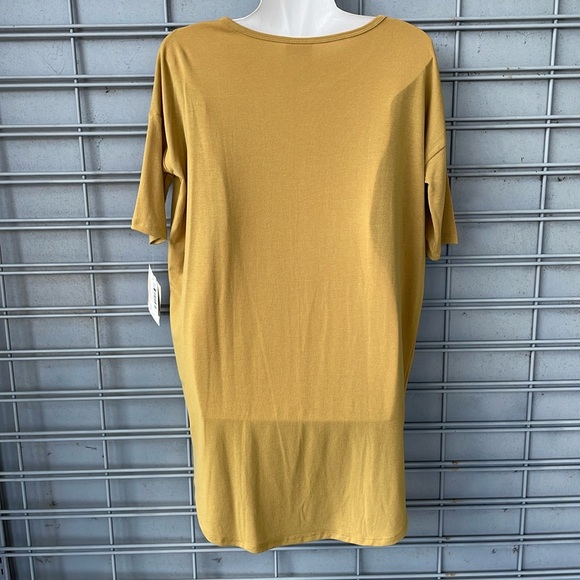 LLR Mustard Crepe Jersey Irma Tunic Top-0324 - Picture 6 of 11